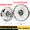 Chrome, variant on 21" 18" Front Rear Fat Spokes Cast Wheels Dual Disc for Harley Softail Road King FLHR FLHT Touring Dyna