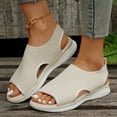 thumbnail image 1 of WILLBEST Sandalias De Mujer Para Playa, Zapatos Casuales De Moda Para Mujer, Sandalias De Plataforma Con Boca De Pez De Malla De Verano, Sandalias De Mujer Para Mujer, 1 of 5