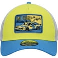 thumbnail image 2 of Men's New Era Yellow/Royal Dale Earnhardt Legends 9FORTY A-Frame Trucker Snapback Hat, 2 of 4