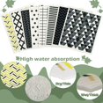 thumbnail image 5 of paños de cocina suecos, paños de limpieza de esponja reutilizables, paños de cocina absorbentes, toalla de mano para limpieza de cocina, 8 estilos, 5 of 5