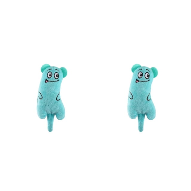 Juguetes para gatos Greeniant de felpa hierba gatera reutilizables 10.5X5.5X3.5CM 2piezas