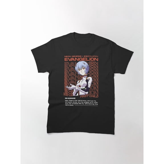 Neon Genesis Evangelion Rei Ayanami T-Shirt Sizes S-5Xl