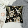thumbnail image 2 of Nawypu Throw Pillow Cover Colorful Floral Pattern Sakura Flowers Japanese White Crane Traditional Pillowcase Home Decorative Square Pillow Case Cushion Cover, 2 of 5