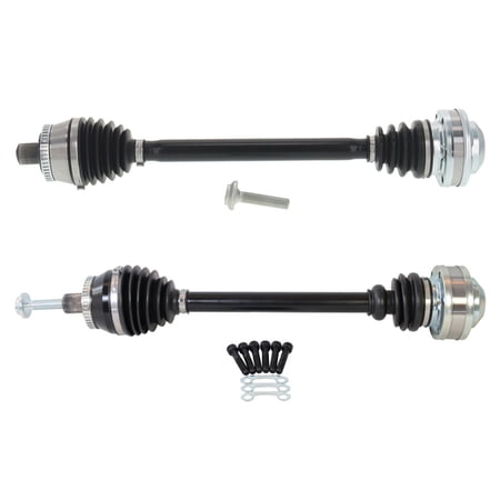 For Audi A4 Quattro 2007 2008 Pair Front CV Axle Shafts - BuyAutoParts