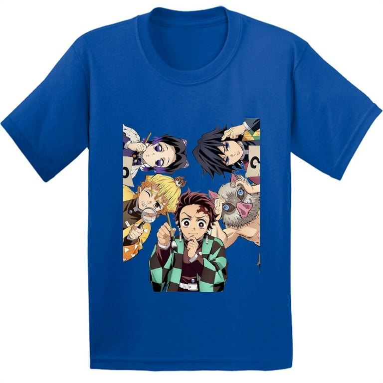 Demon Slayer T-shirt Kyojuro Rengoku Anime Kimetsu No Yaiba Anime