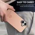 thumbnail image 5 of Designed for iPhone 11 Classic Case, Slim Leather Luxury Business PU Non-Slip Texture Grip Shockproof Bumper Protective Phone Cover Men Women For iPhone 11,Pink, 5 of 9