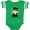 Football Green and White, variant on Inktastic Baby's 1st New Year Boys Baby Bodysuit