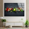 thumbnail image 3 of HelloGlass Spices Kitchen Wall Art Tempered Glass Wall Art Spices Wall Art Modern Decor Glass Printing Wall Art Tempered Glass Panel Kitchen Wall Decor 24x16inch, 3 of 8