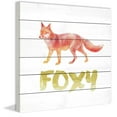 thumbnail image 7 of Foxy Painting Print on White Wood, 7 of 7