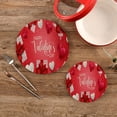 thumbnail image 2 of GZHJMY Cute Little Love Heart Trivet Pot Holder, Round Woven Potholders Set 2PCS-Braided - Coasters - Table Mats 48 for Kitchen Pans Bowl Teapot, 2 of 7