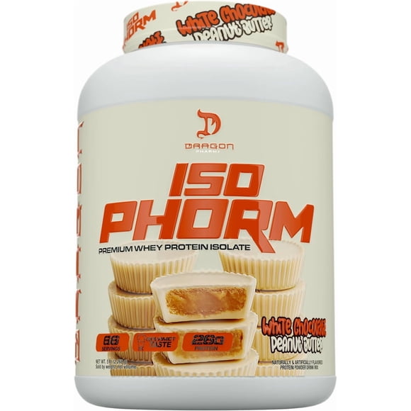 Proteina Isolada Dragon Pharma Isophorm 5 lbs White Chocolate Peanut Butter