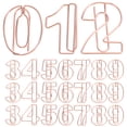 thumbnail image 4 of 30 clips pequeños para papel, adornos para documentos, clips para papel, clips con números únicos, clips de oficina, 4 of 8