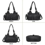 Angel Kiss Hobo Bags for Women Vegan Leather Shoulder Purses and Crossbody Ladies Tote Bags Purse
