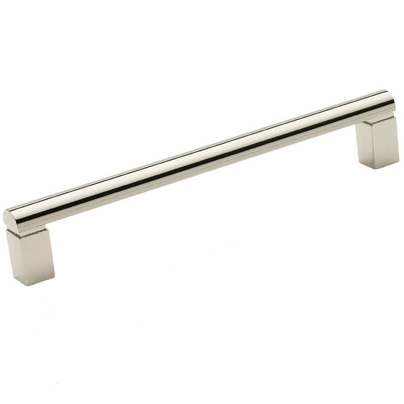 Alno A430-8-PN Vogue 8" Center To Center Modern Luxe Solid Brass Cabinet Handle / Drawer