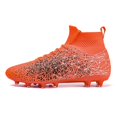 thumbnail image 2 of Botas de fútbol de tobillo alto para hombre, calzado deportivo antideslizante para entrenamiento de césped, TF/FG, venta al por mayor, interior, 2 of 5