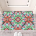 thumbnail image 4 of Elegant 30x17 Inch Non-Slip Door Rug, Moroccan Trellis Design - Perfect Area Rug for Indoor Entrance, Bedroom, Kitchen & Bathroom, 4 of 6