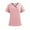 Pink, variant on Medical Scrub Tops for Women Men Breathable V-Neck Petite Scrubs Tops Short Sleeve Shirt Soft Stretch Workwear with Pockets Black,L