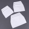 thumbnail image 3 of FRCOLOR cake scraper 9pcs Ladder Shape Butter Spreader Cake Scraping Plate Pastry Scraper Cutter Kitchen Gadget (White, Extra Large Size, Large Size, Medium Size Each Three),7.68"X4.92"X0.12", 3 of 4