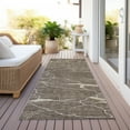 thumbnail image 6 of Addison Rugs Chantille Indoor/Outdoor Transitional Lines Brown Washable Runner Rug, 2'3" x 7'6", 6 of 6