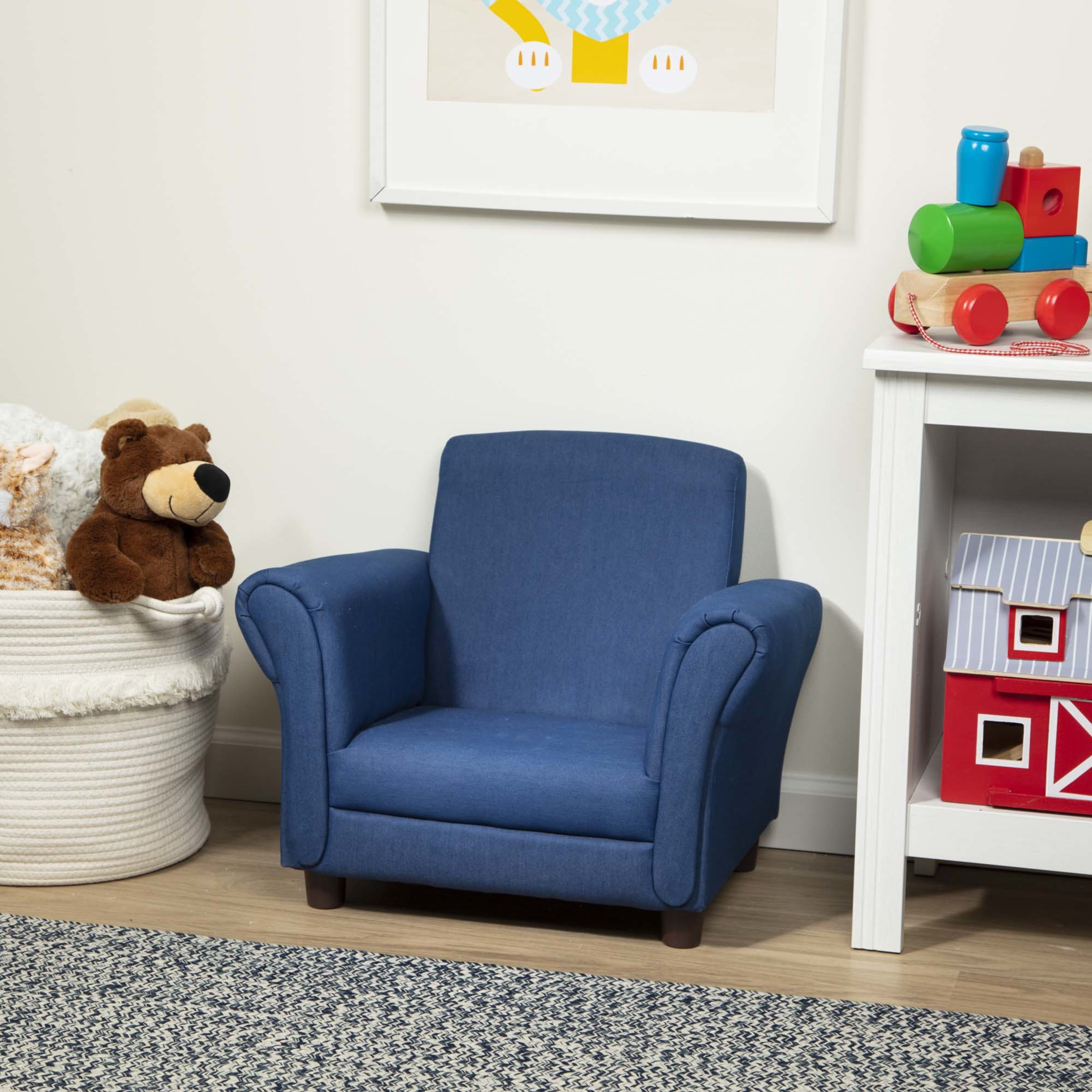 Melissa Doug Denim Fabric Child s Armchair Kid s Furniture 23