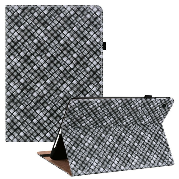 Allytech Case for Samsung Galaxy Tab A8 10.5 Cover 2022 (SM-X200/SM-X205/SM-X207), PU Leather Multi-Angle Viewing Folding Stand Auto Sleep Wake Card Slots Wallet Case for Galaxy Tab A8 2022, Black