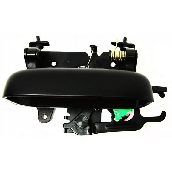 Tailgate Handle Compatible with CHEVROLET AVALANCHE 2002-2006 Smooth Black