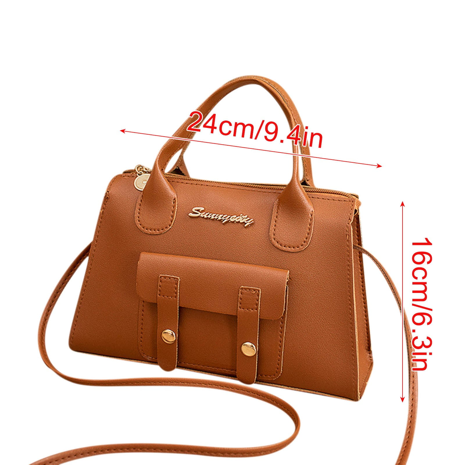 Ozmmyan Women's Shoulder Bag Fashion New Pattern Solid Handbag Shoulder Bag Dual Purpose High Capacity Zipper Bag Sales Today Cclearance