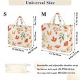 thumbnail image 2 of FORMRS Womens Corduroy Tote Bag Crossbody Shoulder Handbag with Pocket, Beige Autumn Leaves, 2 of 7