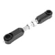 thumbnail image 4 of Kit de descenso trasero de 3 piezas ATV reemplazo de aleación de aluminio para Raptor YFM350 YFM660R YFM700 negro, 4 of 5