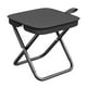 thumbnail image 5 of Taburete de camping, asiento plegable, resistente, ultraligero, para pesca Negro, 5 of 9