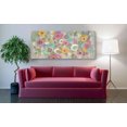 thumbnail image 3 of Epic Graffiti 'Fog and Flowers I' by Silvia Vassileva, Canvas Wall Art, 60"x30", 3 of 3