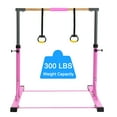 thumbnail image 3 of Gymnastics Bar for Kids with Adjustable Height Gymnastic Training Kip Bar Horizontal Bar for Kids 300 lbs Weight Capacity Gymnasts 1-4 Levels for Age 3-8, 3 of 7