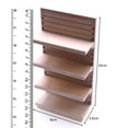 thumbnail image 4 of Estante de exhibición para 1:12, accesorios para muebles, modelo de gabinete, juguetes, estante de almacenamiento de madera en SM SunniMix estante de exhibición de la casa de muñecas, 4 of 8