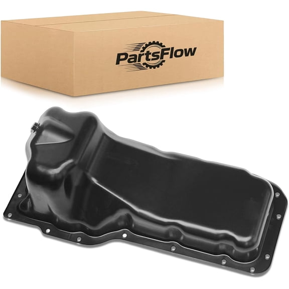 RONGTUO 264-244 Engine Oil Pan w/ Drain Plug – For Dodge Ram 1500 2005-2013, Dakota 2000-2011, Durango 2000-2003 V8 4.7L – Replaces 53020902AB