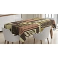 thumbnail image 1 of Ambesonne Music Tablecloth Rectangular Table Cover, Vintage Instruments Doodle, 60"x90", Taupe Khaki, 1 of 3