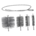 thumbnail image 4 of Kit de limpieza de chimenea con cepillo para calderas, incluye 4 cepillos de chimenea, varilla de extensión de 1 m y cepillo flexible para tubos de 20 50 mm 120 mm 160 mm, 4 of 8