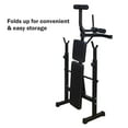 thumbnail image 5 of BouPower 330 Lbs Weight Bench, Adjustable Bench Press Set with Squat Rack, Multifunctional Folding Workout Bench with Leg Developer for Personal Home Gym, Flat Incline Bench for Strength Training, 5 of 6