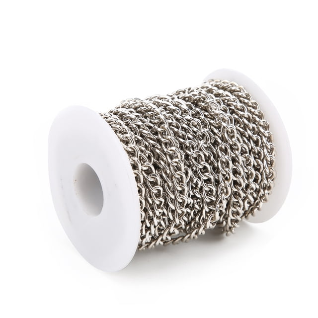 Cadena, Cadena de joyería Cadena de joyería elegante y sencilla Cadenas de plata Muy versátiles