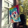thumbnail image 2 of Hippie Animal Polar Bear House Flag, 2 of 5