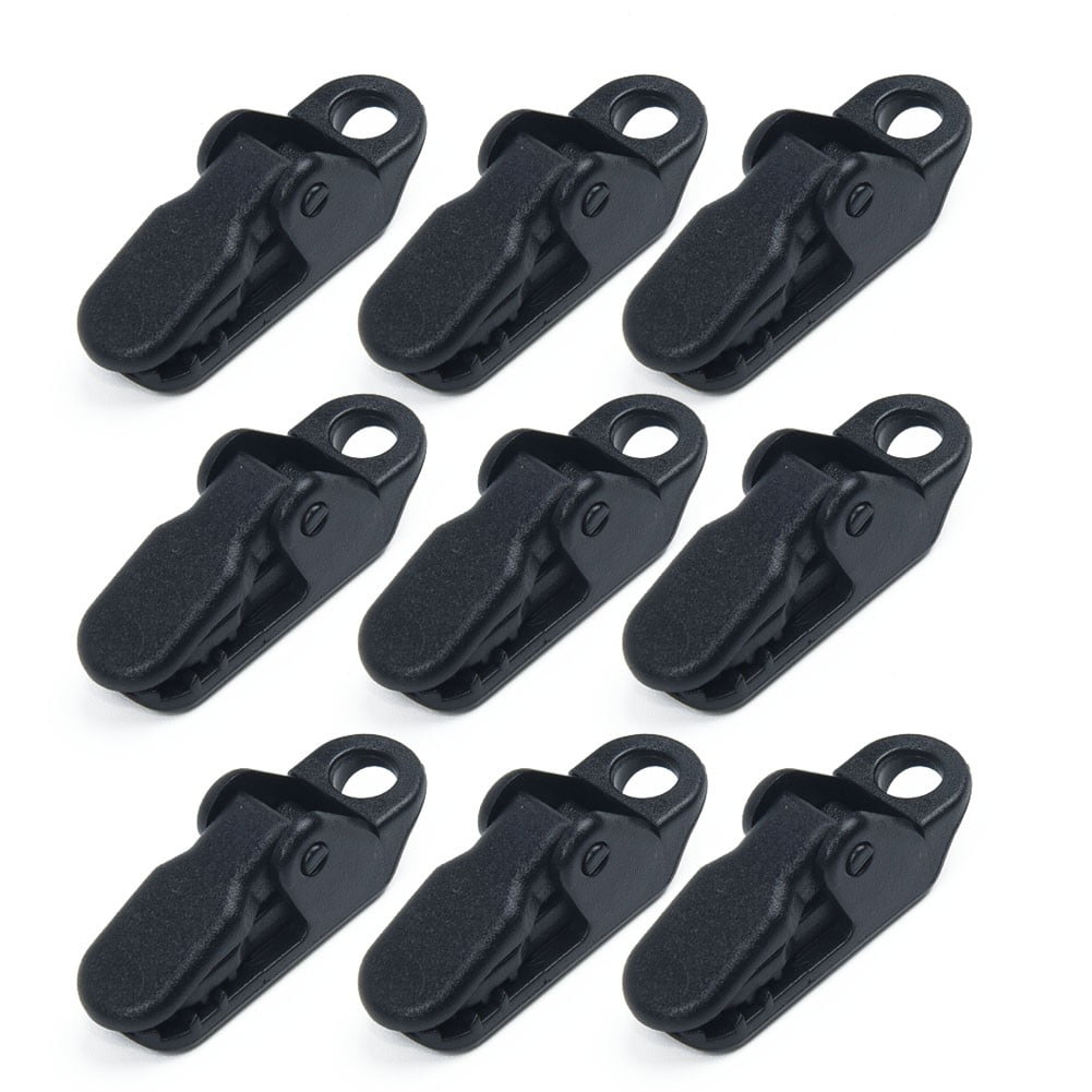 10PCS Awning Clamp Clip Snap Outdoor Camping Tent Holder Tools Accessories 