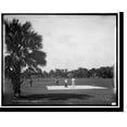 thumbnail image 2 of Historic Framed Print, No. 3 green, golf links, Palm Beach, Fla., 17-7/8" x 21-7/8", 2 of 9