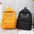 thumbnail image 7 of Fashion Style Multifunctional Large Capacity Canvas Four-piece Bag 4packs Holiday Gifts Black, 7 of 7