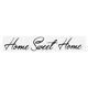 thumbnail image 1 of Adhesivo de pared de PVC negro Sweet Home, vinilo artístico para decoración de habitaciones (extraíble), 1 of 5