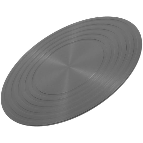 OUNONA Black Kitchen Stove Diffuser Plate Aluminum Alloy Thermal Guide Plate for Home Cooking and Heat Transfer