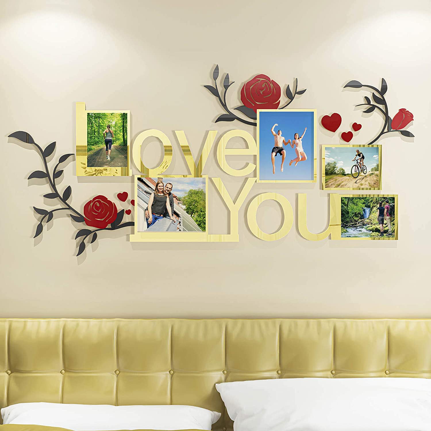 Buy Graffiti 3D Wall Decal Love Smashed Wall Tattoo Decal Boys Bedroom  Decor Wall Stickers Mural