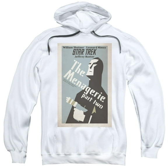 Star Trek Tos Episode 12 Adult Pullover Hoodie Sweatshirt White