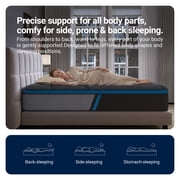 Avenco Queen Size Hybrid Mattress 12 inch Bed in a Box, Medium Firm
