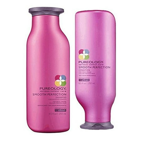 Pureology Smooth Perfection Shampoo & Conditioner Duo Set, 8.5