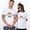 White, variant on Wedding Matching Valentine's Day T-Shirt Couples T-Shirts for Boyfriend & Girlfriend Letter Print Tees