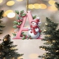 thumbnail image 2 of 2D Baby's Christmas Ornament Gift For New Mom Newborn Personalized Baby Ornament Christmas 2024 Baby's 1st Xmas Ornament Gift 0.33mm Thick, 2 of 4